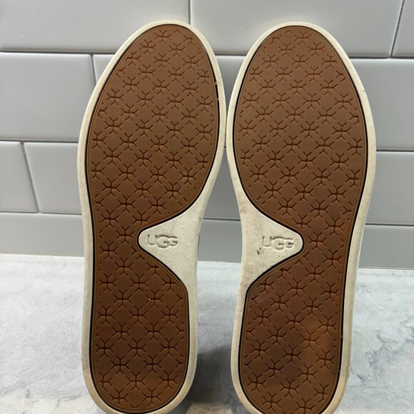 UGG Women's Knit Slip-On Sneakers in Burgundy - Picture 3 of 5